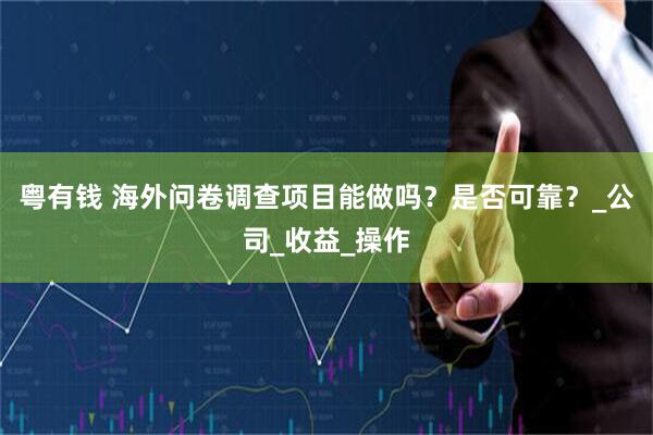 粤有钱 海外问卷调查项目能做吗？是否可靠？_公司_收益_操作