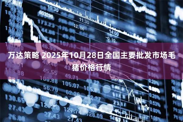 万达策略 2025年10月28日全国主要批发市场毛猪价格行情
