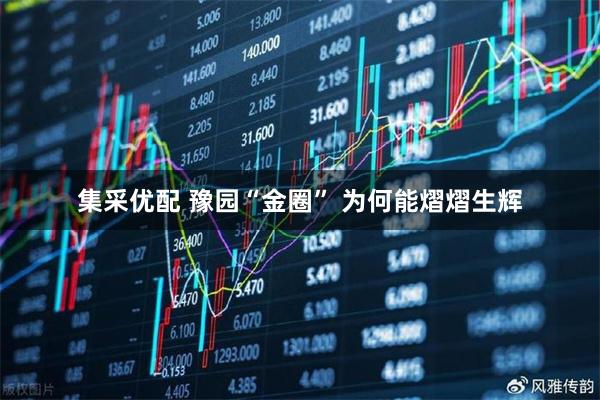 集采优配 豫园“金圈” 为何能熠熠生辉
